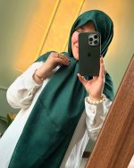 روسری ابریشم ژاکارد زنجیر دار - تصویر 7