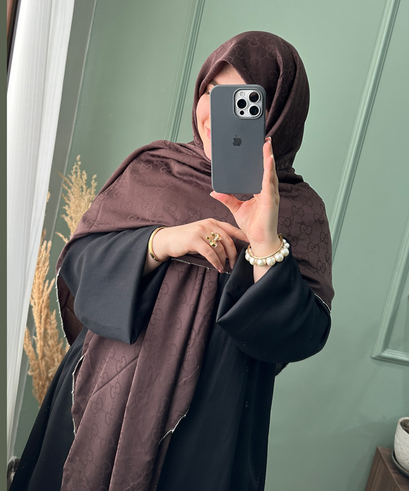 IMG_5653 روسری ابریشم ژاکارد گوچی زنجیر دار - Image 1