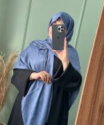 روسری ابریشم ژاکارد زنجیر دار - تصویر 14